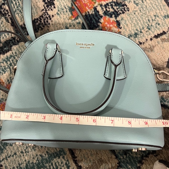 Kate Spade Sylvia Dome Satchel light blue crossbody purse - Picture 12 of 12